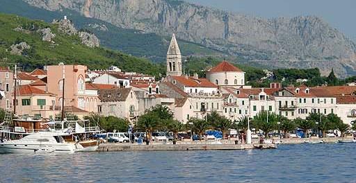 Makarska Croatia from port