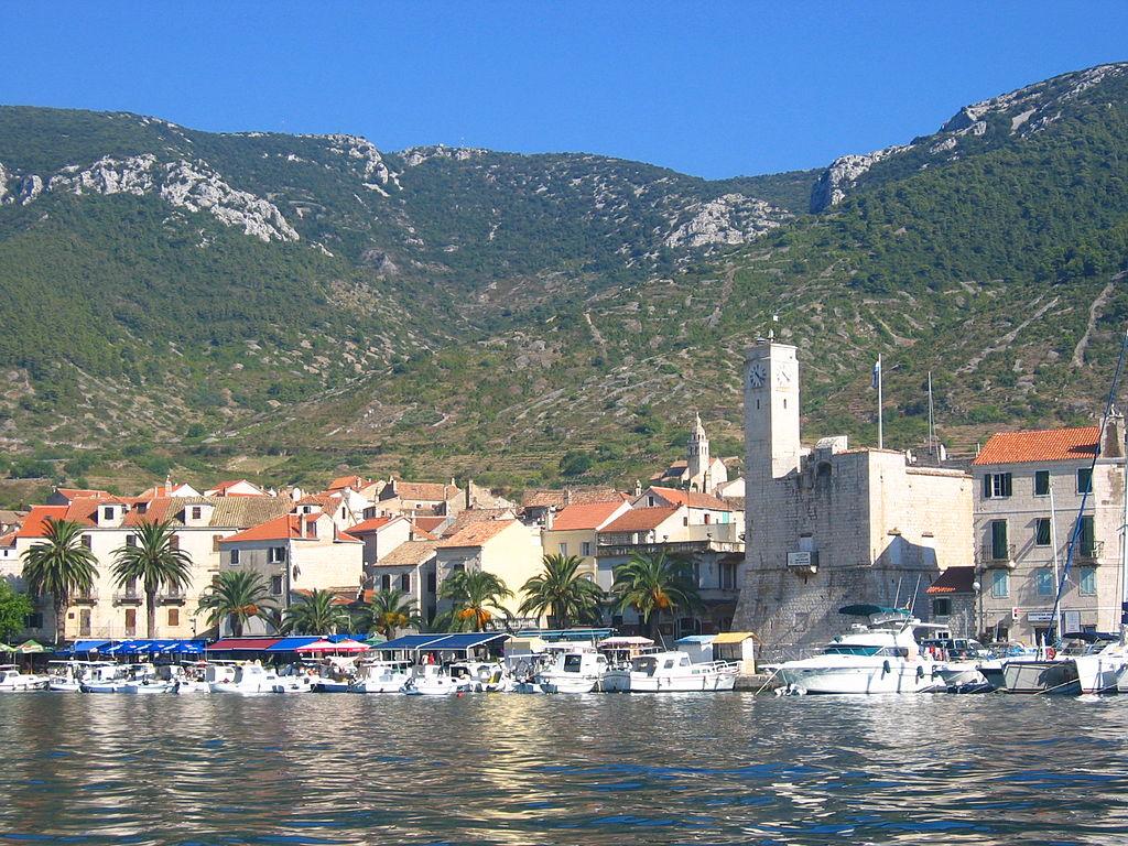 town of Komiza,_Island_of_Vis,_Croatia